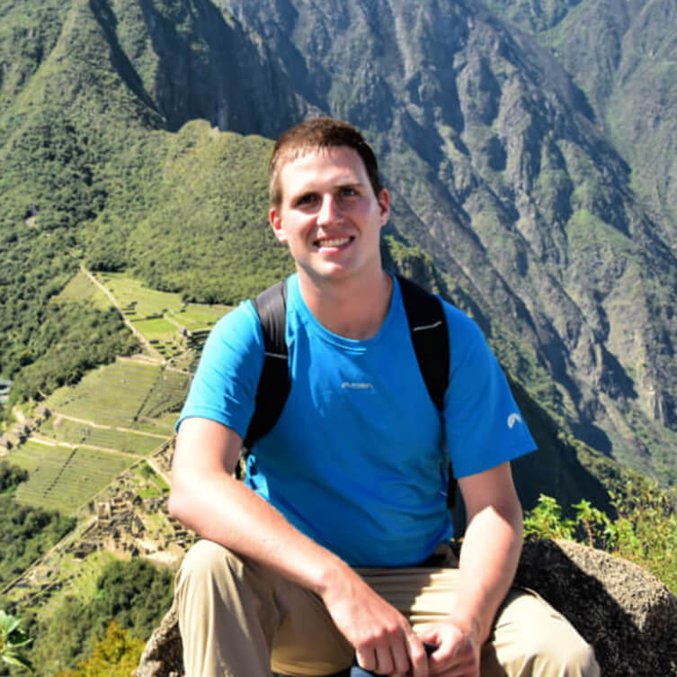 podróżnik Paweł Wilk na wyprawie Machu Picchu